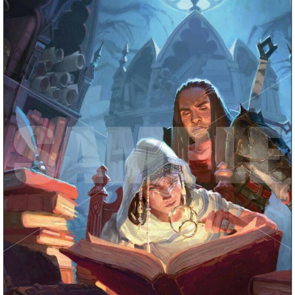 Dungeons & dragons wall scroll 2021 #18795 68cmx95cm Wizards of the coast LLC - Picture 1 of 2